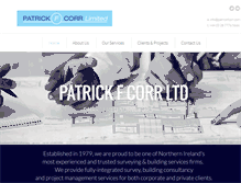 Tablet Screenshot of patrickfcorr.com